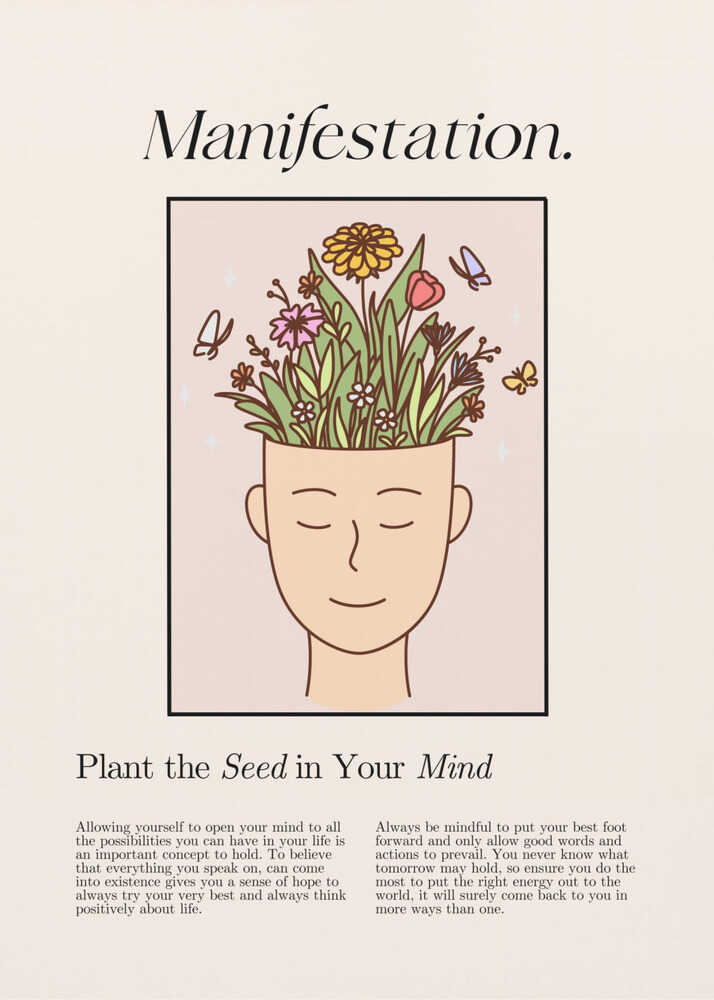 Manifestation mit einer gelassenen Gestalt | Poster