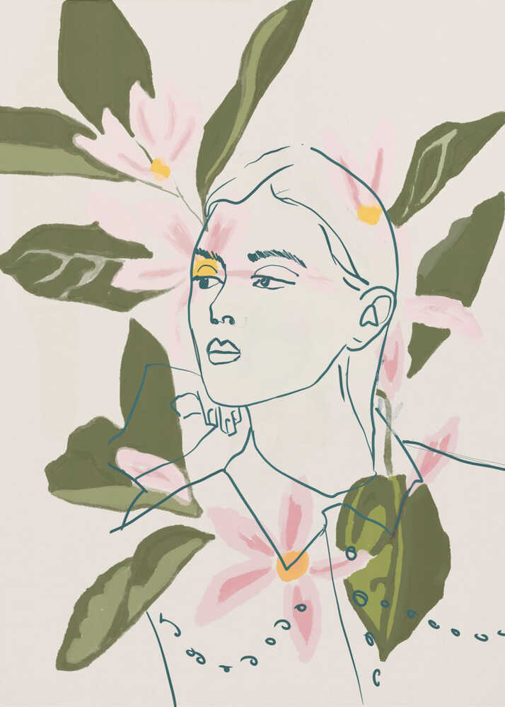 Reflets floraux | Toile