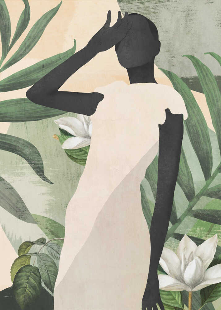 Tropisches Mädchen | Leinwand