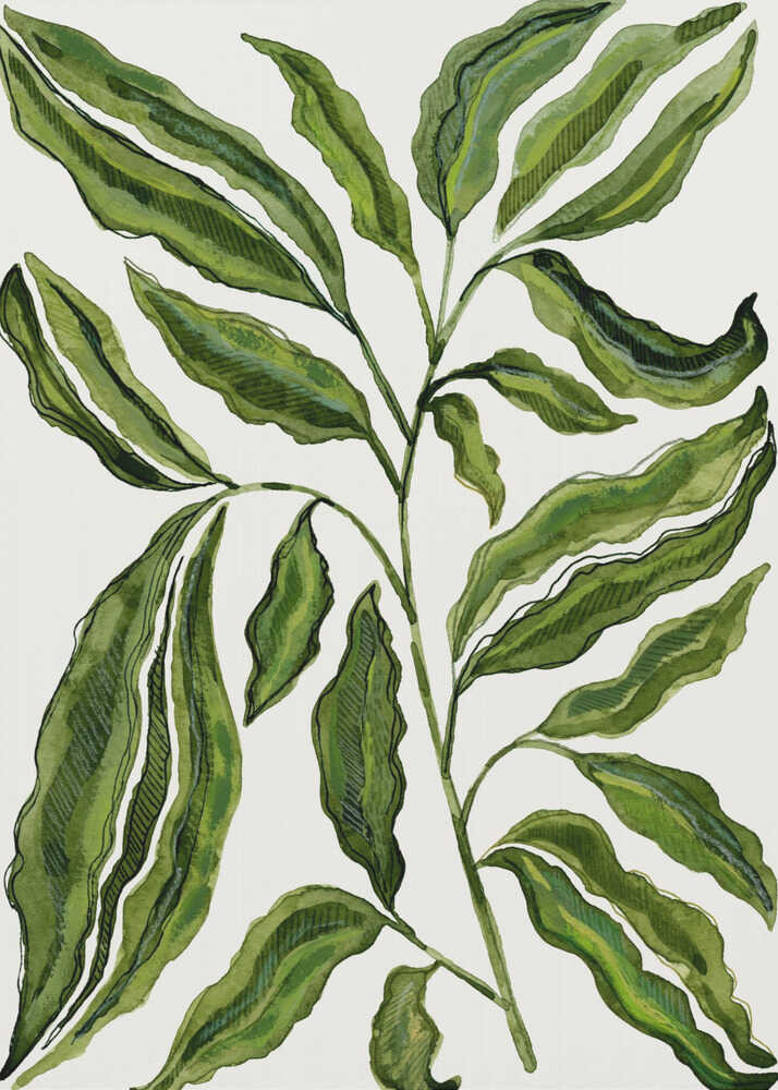 Blätterzweig | Leinwand