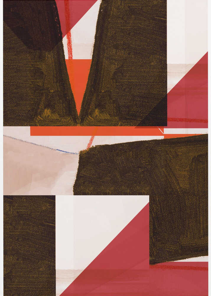 Farbenfrohe, markante geometrische Formen | Poster