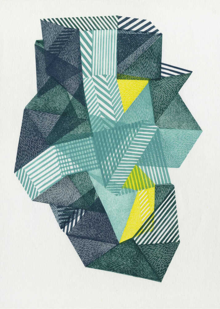 Polygonale Form IV. | Leinwand