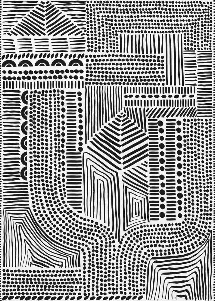 Abstraktes Stammesbild | Leinwand