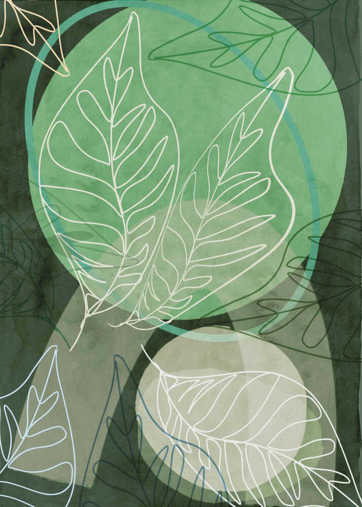 Mondlichtblätter | Poster