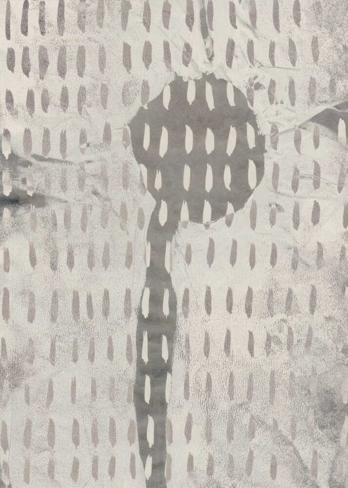 Abstrait contemporain en blanc et gris | Toile