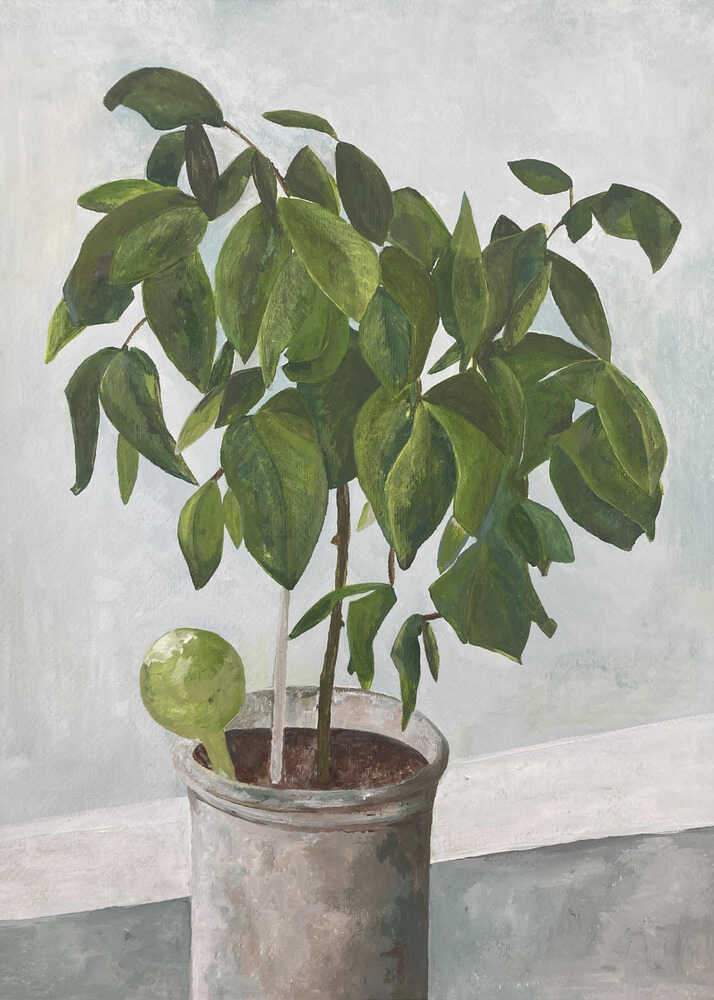 Grüne Ruhe | Leinwand