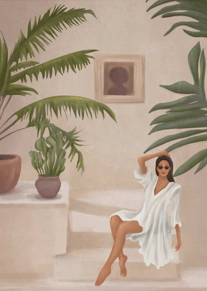 Sonnige Ruhe | Leinwand