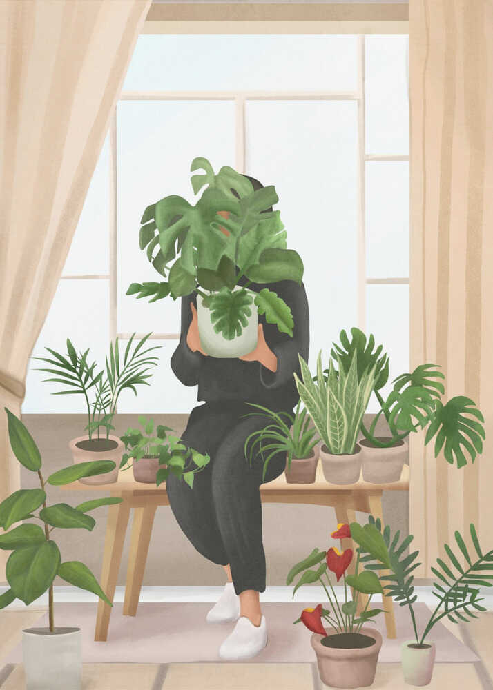 Mein kleiner Garten II | Leinwand