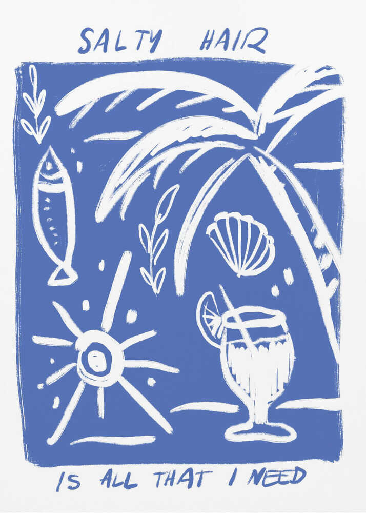 Affiche Cheveux Salés | Toile