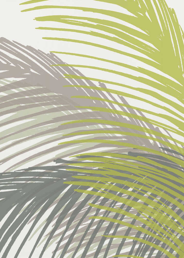 Silhouette de feuille de palmier | Affiche