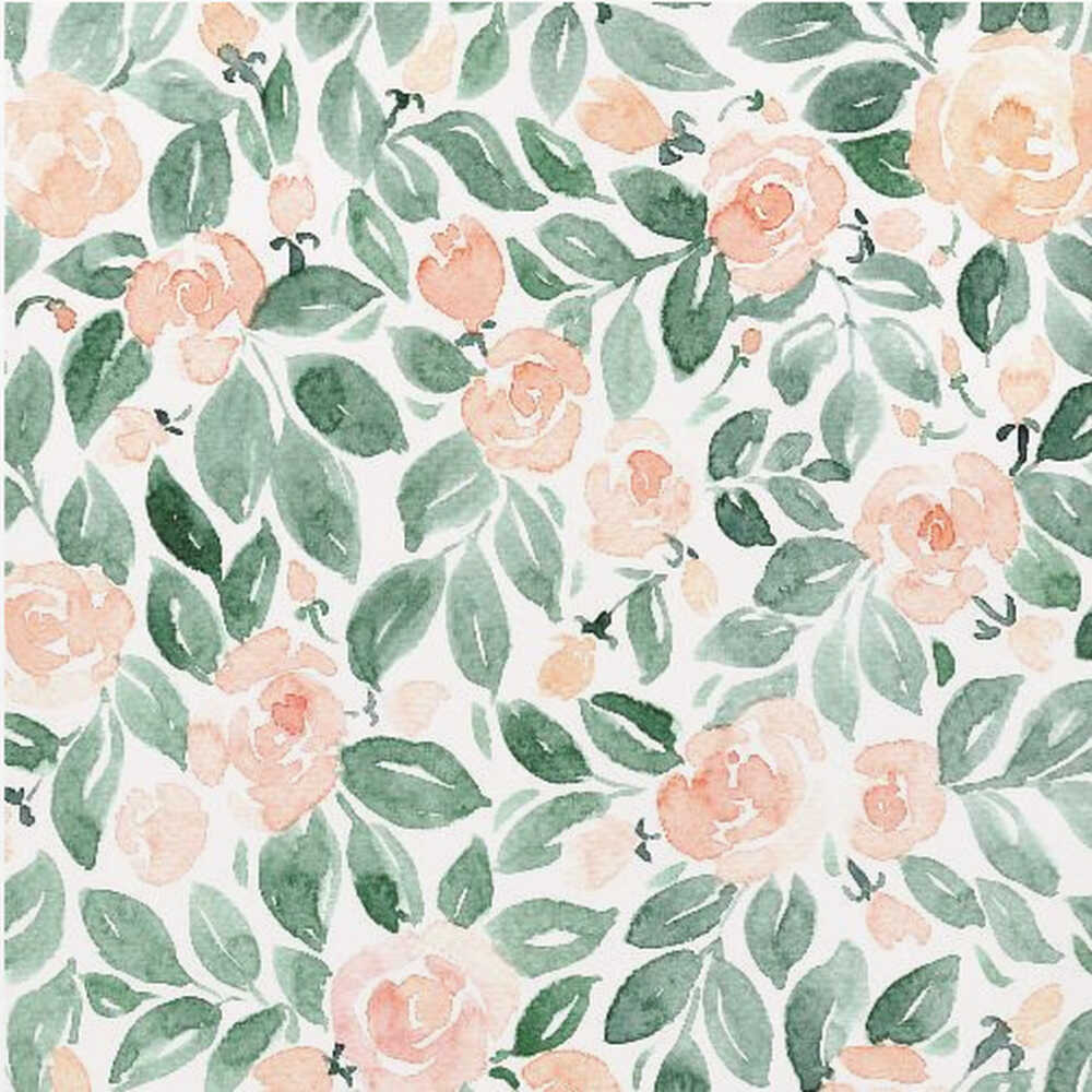 Miriam-Blumen in Korallenrot | Poster