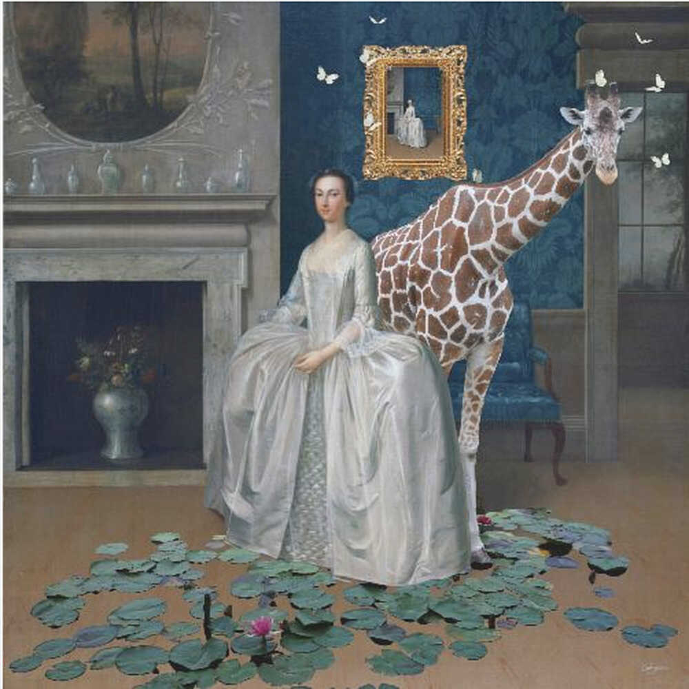 Lady Penelope bringt ihre Giraffe zum Abendessen | Poster