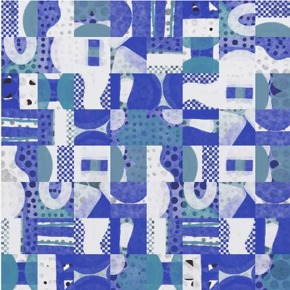 Mid-Century-Rastermuster Fünf | Poster