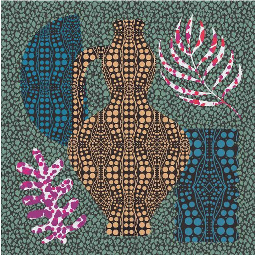 Composition bohème en mosaïque | Toile