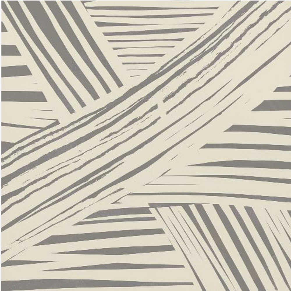 Graues Diagonalstreifenmuster | Poster