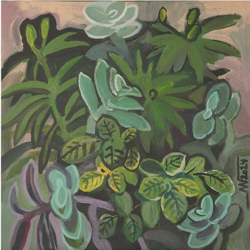 Meine Pflanzen | Leinwand