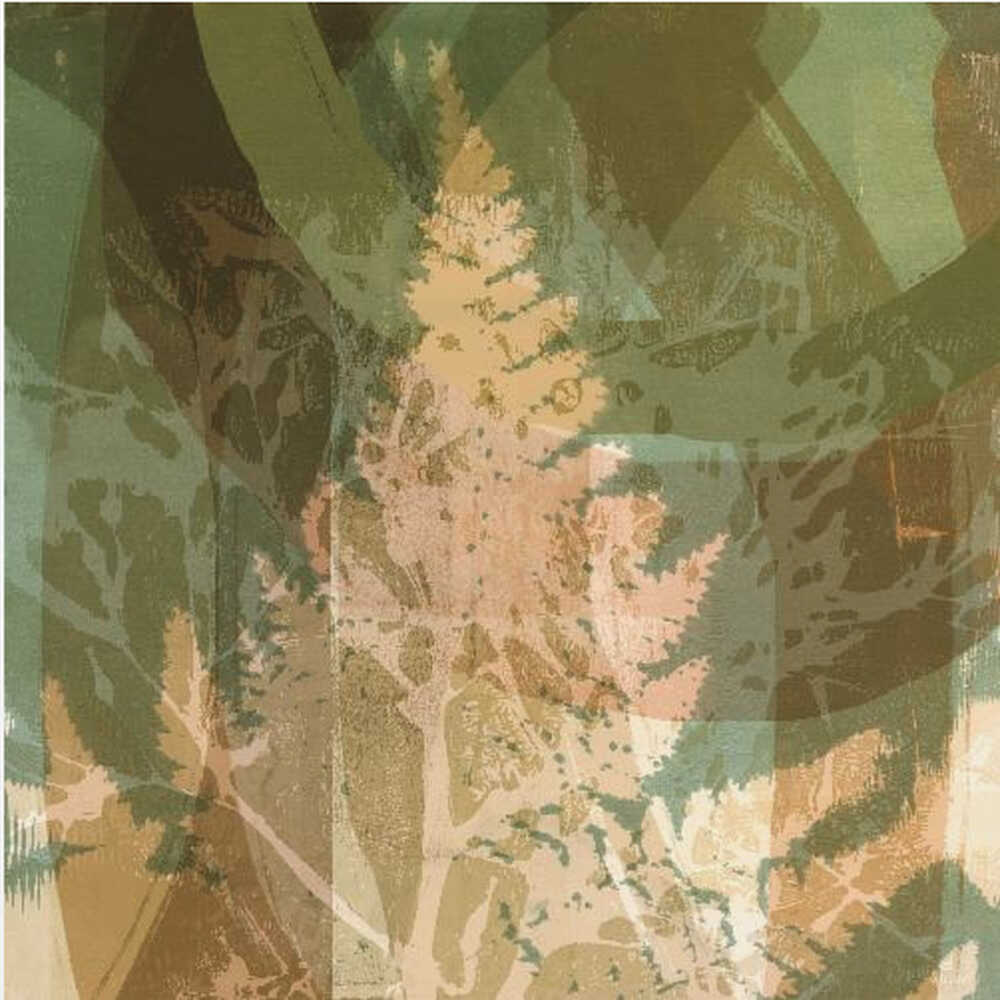 Fern Rhythm in Earthy Tones | Canvas