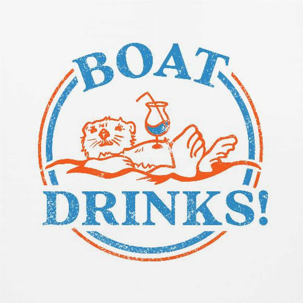 Boat Drinks Cocktail Drinking Otter | Canvas