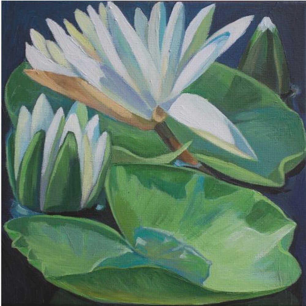 Lakeside Lily in Bloom | Canvas