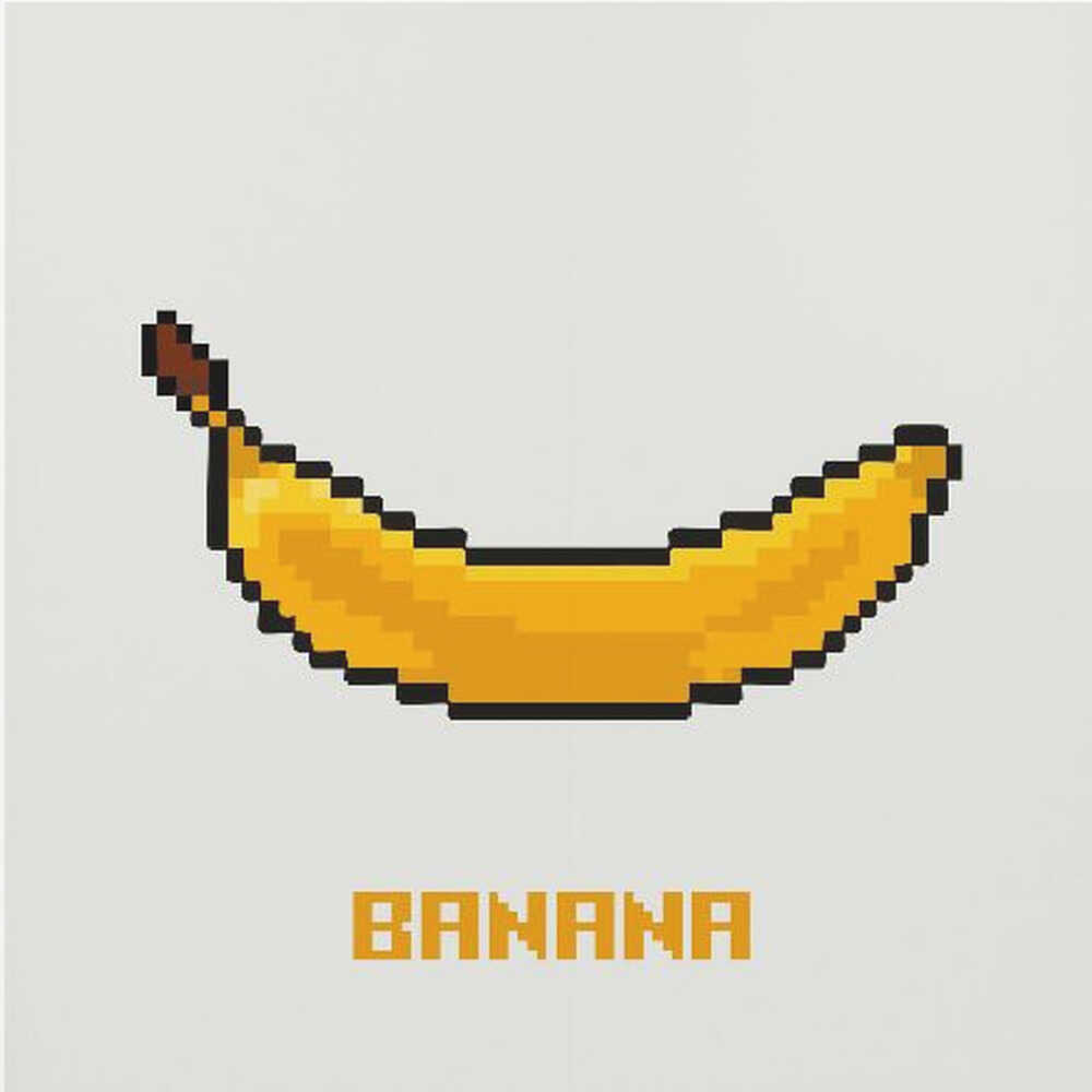 Pixel Fruit – Banane | Poster