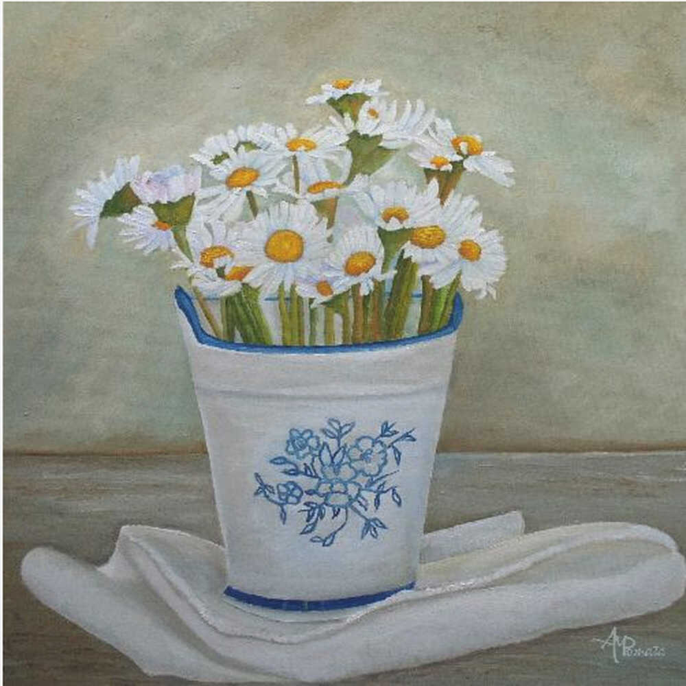 Gänseblümchen und Porzellan | Poster